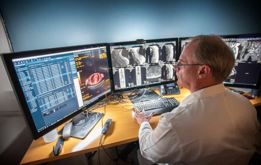 Radiologists Work in Tandem with Myeloma Center Physicians and Staff